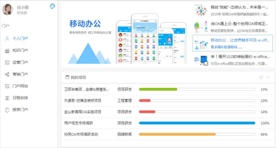 成功登录后显示主页面