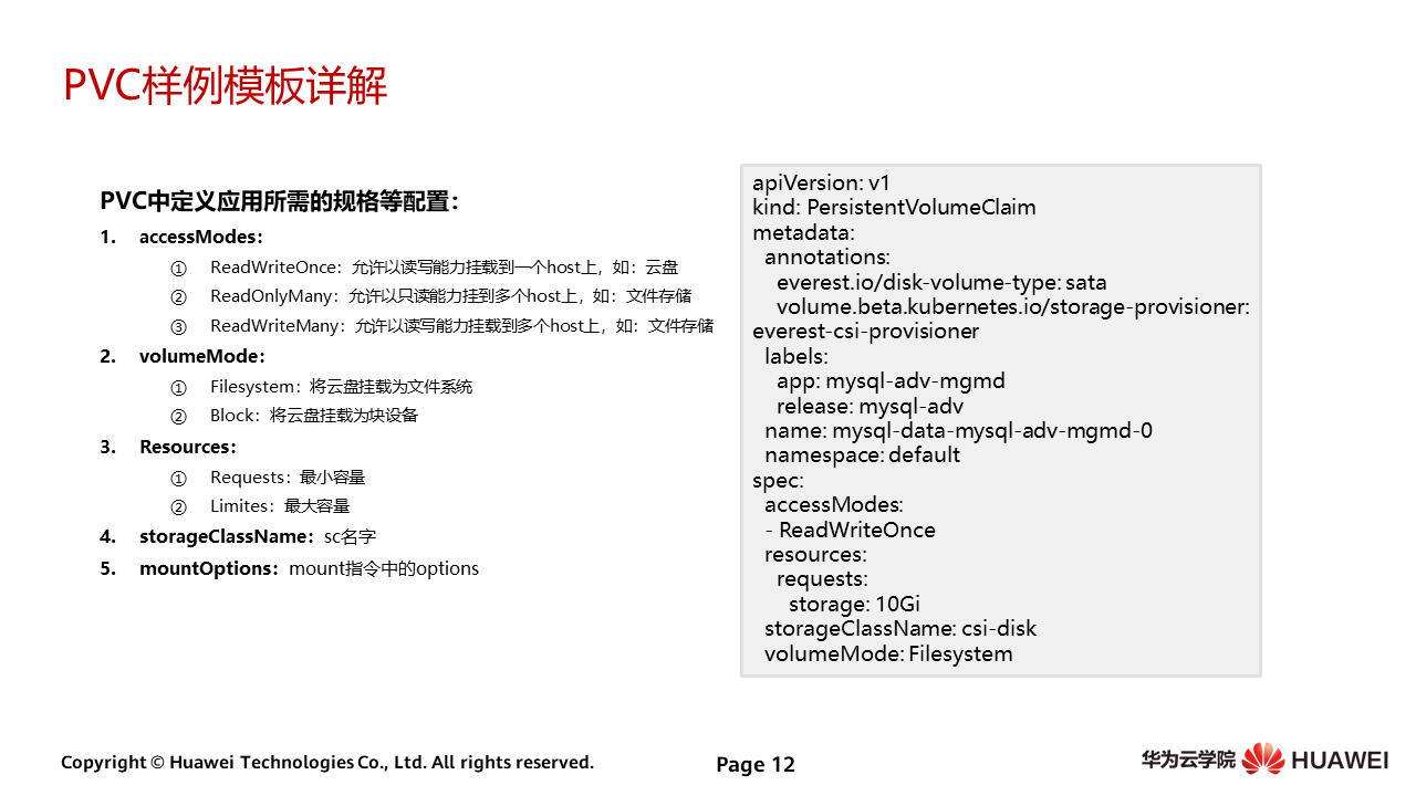 PVC样例模板详解