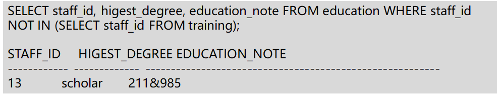 反连接示例