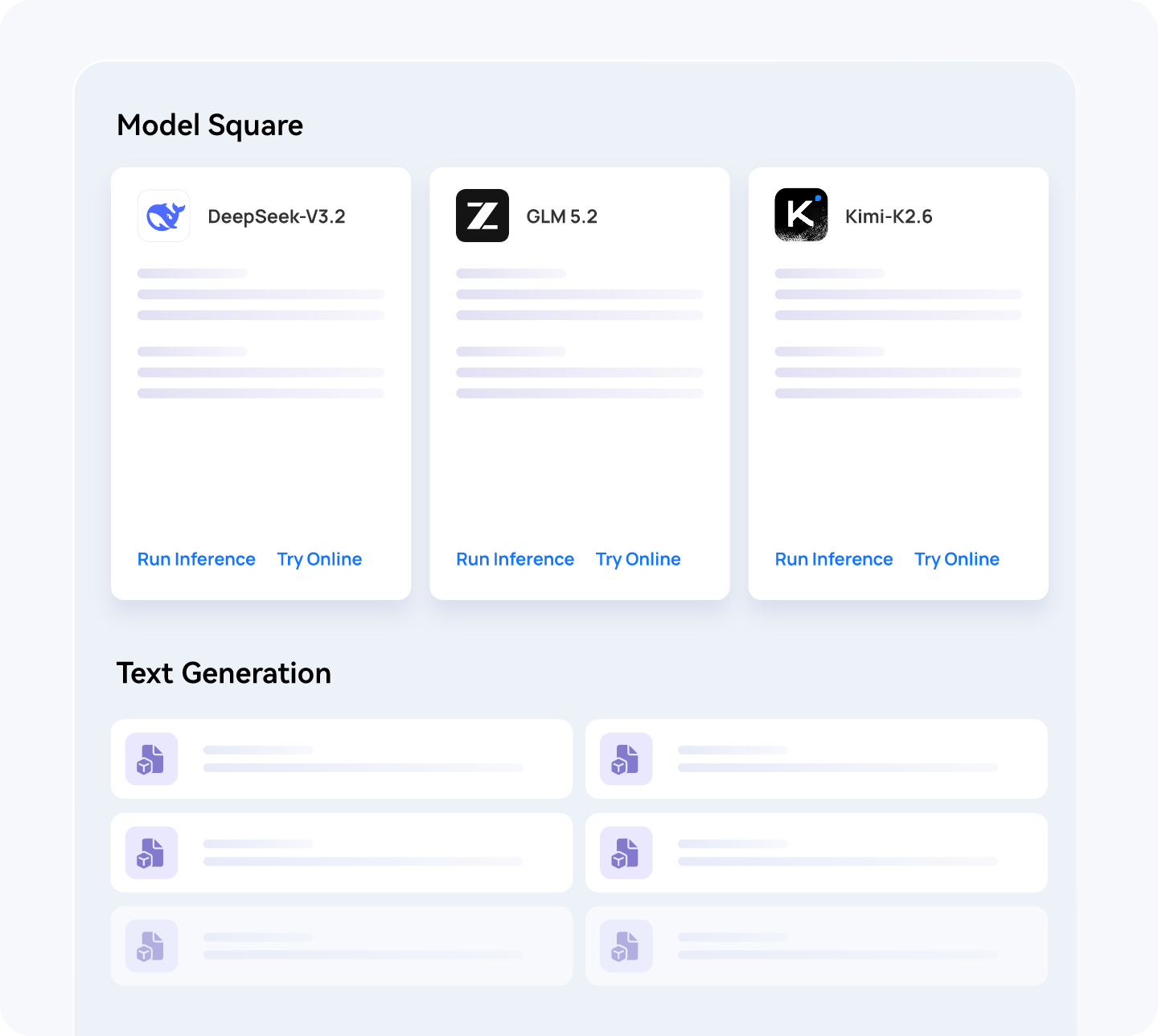 One-click access to SOTA models
