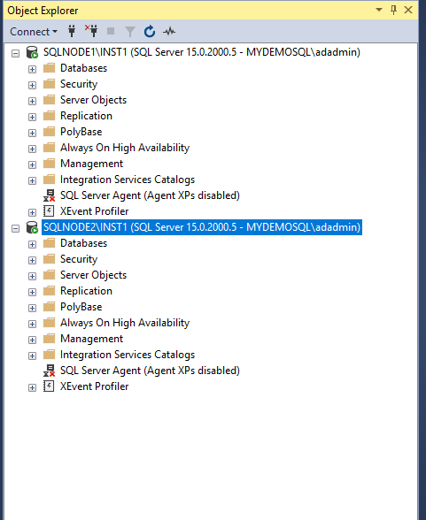 在Windows Server 2016和SQL Server Always On可用性组上安装SQL Server 201926